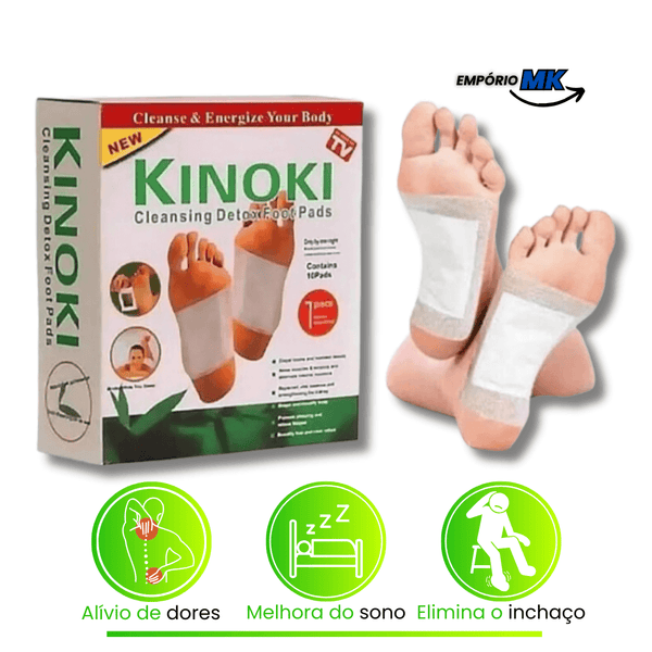 Kit Adesivo Detox - Elimina Dores, Inchaços e Desintoxica - 100% Natural - Frete Grátis+ Brinde Exclusivo