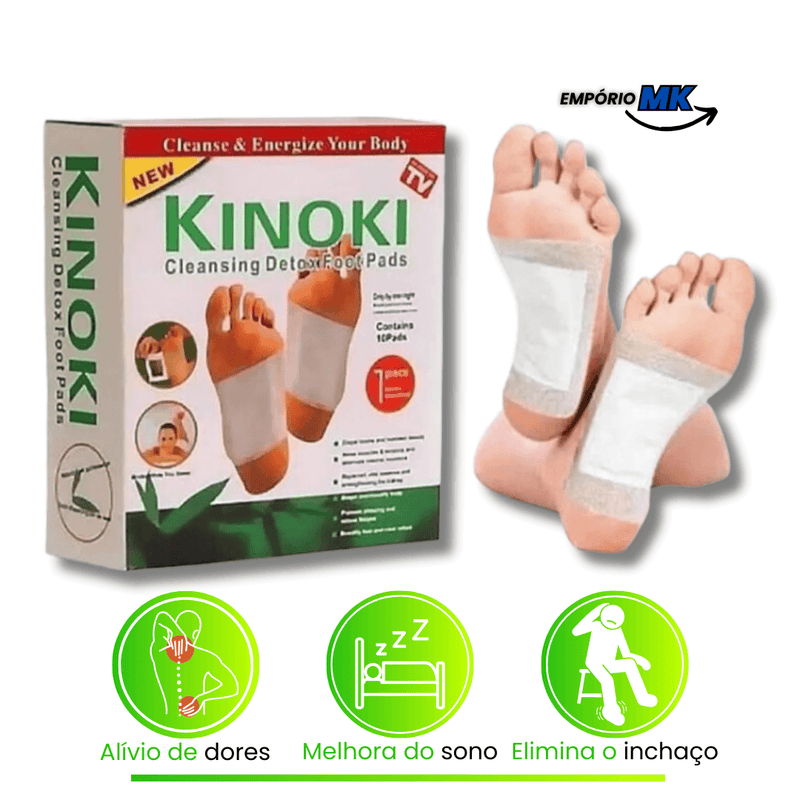 Kit Adesivo Detox - Elimina Dores, Inchaços e Desintoxica - 100% Natural - Frete Grátis+ Brinde Exclusivo