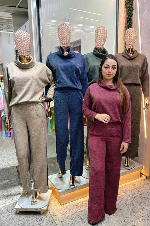 Conjunto Pantalona e Blusa Melange