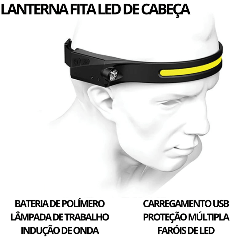 Lanterna de Cabeça - Frete Grátis + Brinde Exclusivo