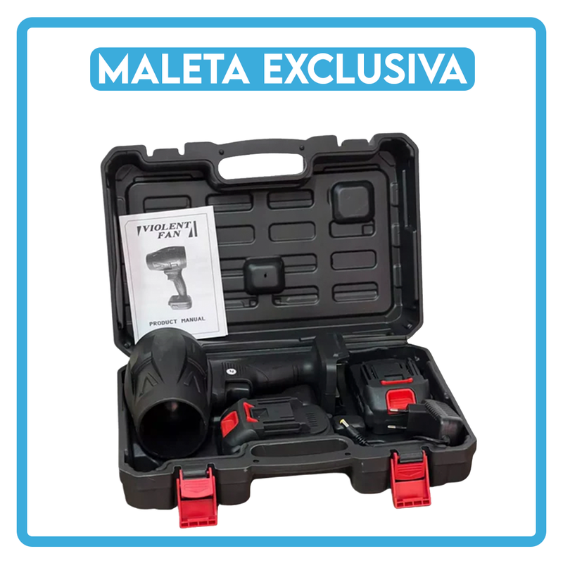 PowerJet™ - Soprador e Secador Turbo Portátil - [Brindes: 2 Baterias e 1 maleta] - Frete grátis + Brinde Exclusivo