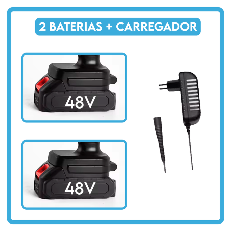 PowerJet™ - Soprador e Secador Turbo Portátil - [Brindes: 2 Baterias e 1 maleta] - Frete grátis + Brinde Exclusivo