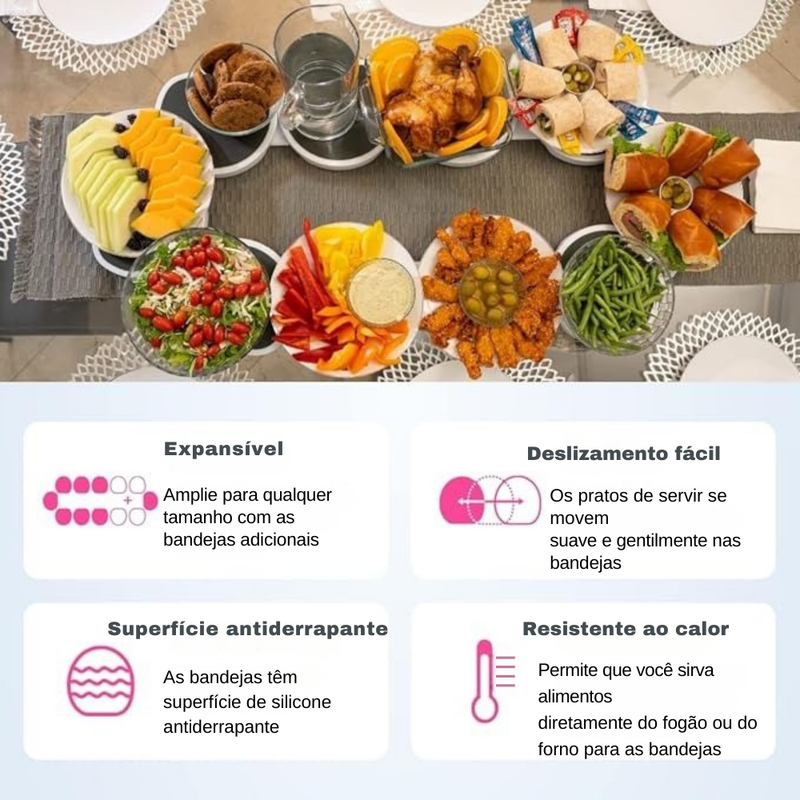 GiraFácil: A inovação prática que sua mesa merece  - Frete grátis + Brinde Exclusivo