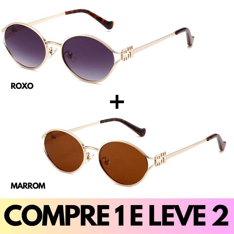 [COMPRE 1, LEVE 2] Óculos de Sol MIU MIU Solar - Frete grátis + Brinde Exclusivo