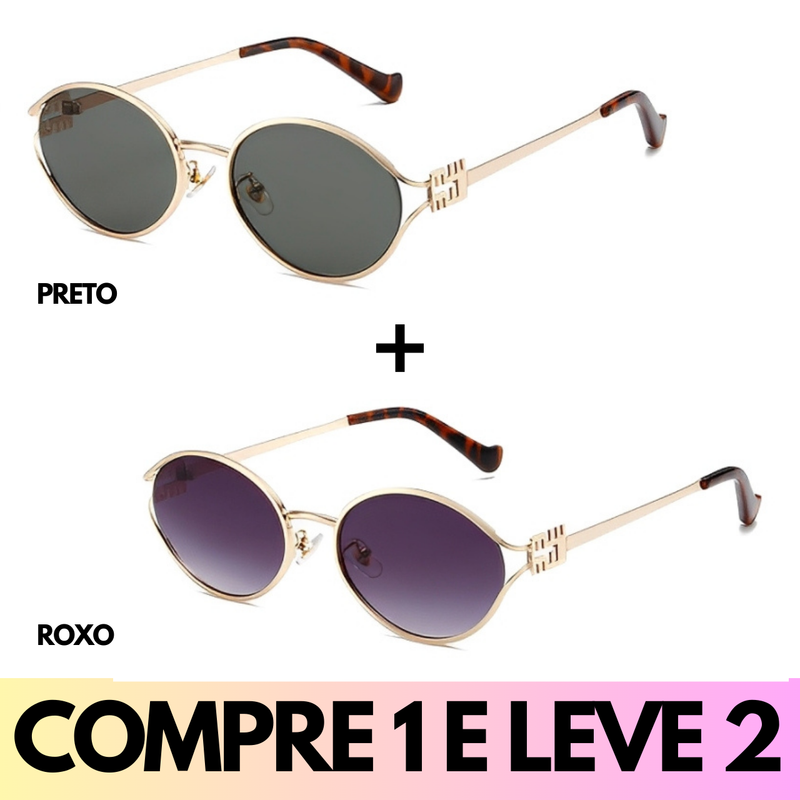 [COMPRE 1, LEVE 2] Óculos de Sol MIU MIU Solar - Frete grátis + Brinde Exclusivo