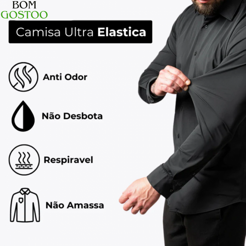 Camisa Social Ultra Tech - Pague 1 e Leve 2 - Frete Grátis + Brinde Exclusivo