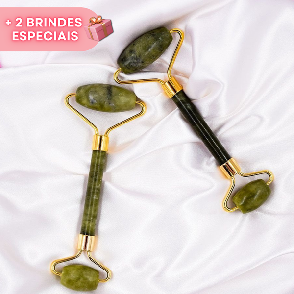 JadeRoller - Rolo massageador anti-rugas  - Frete grátis + Brinde Exclusivo