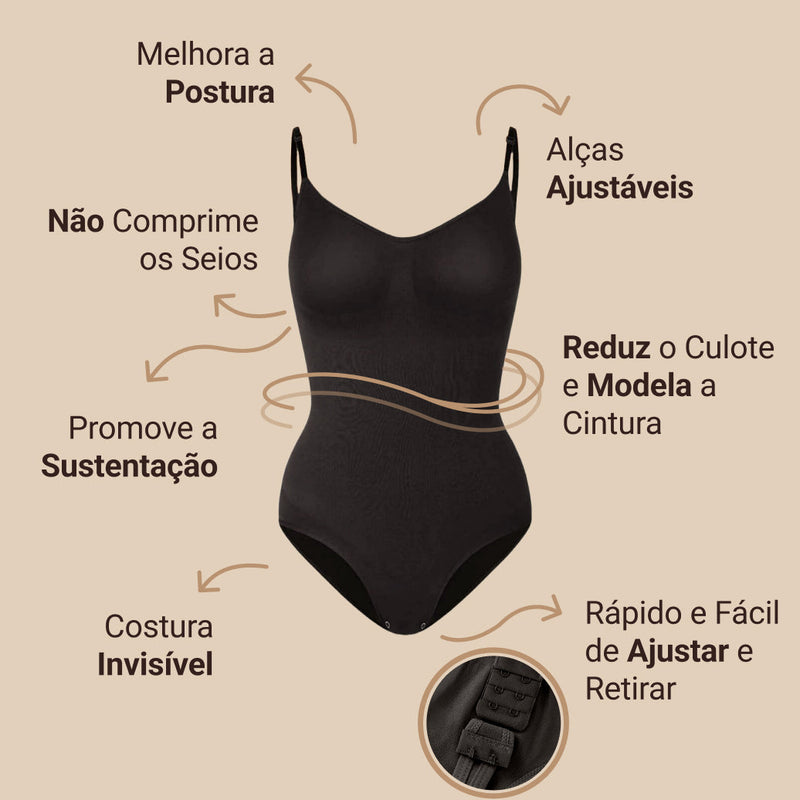 Oferta Temporária BodyShaper 2.0 - Body Modelador de Cintura [Kit Pague 1 Leve 2] - Frete Grátis+ Brinde Exclusivo