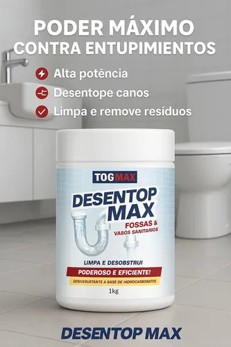 Desentop Pó Super Poderoso Desentope Pia Ralo Original 1kg