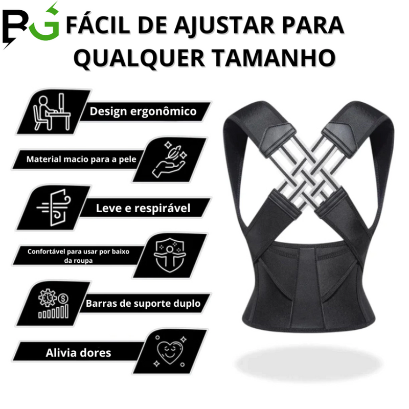 Corretor de Postura Ultra Body + Omega 3 de brinde