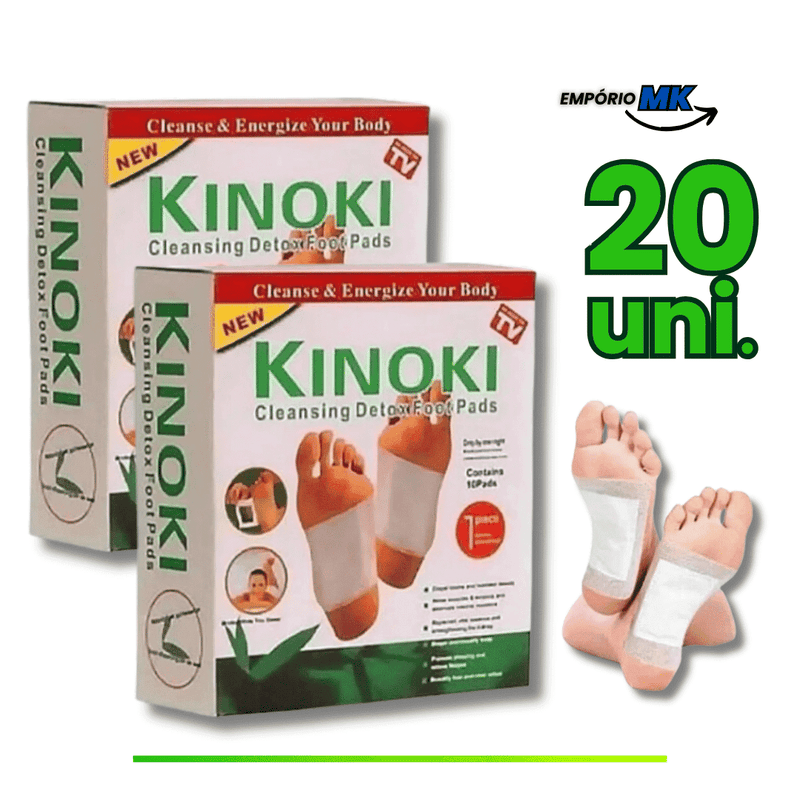Kit Adesivo Detox - Elimina Dores, Inchaços e Desintoxica - 100% Natural - Frete Grátis+ Brinde Exclusivo