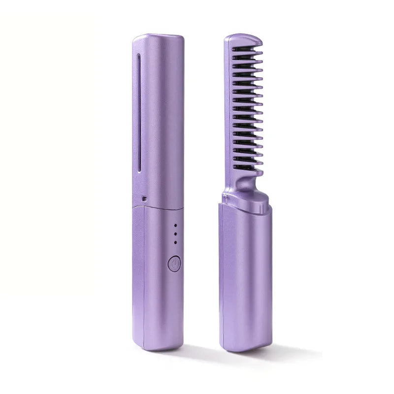 Pente Alisador de Cabelo 5 em 1 Sem Fio InfiniteGlam - Frete grátis+ Brinde Exclusivo