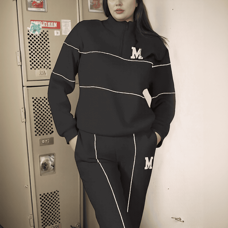 Conjunto Erin™ em Moletinho Ultra Macio e Modelagem Confort / Elegância Minimalista para Seus Dias Mais Tranquilos!