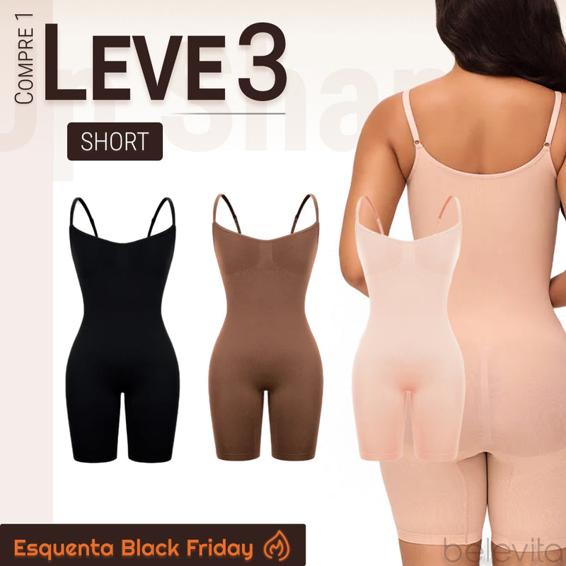 Oferta Temporária BodyShaper 2.0 - Body Modelador de Cintura [Kit Pague 1 Leve 2] - Frete Grátis+ Brinde Exclusivo