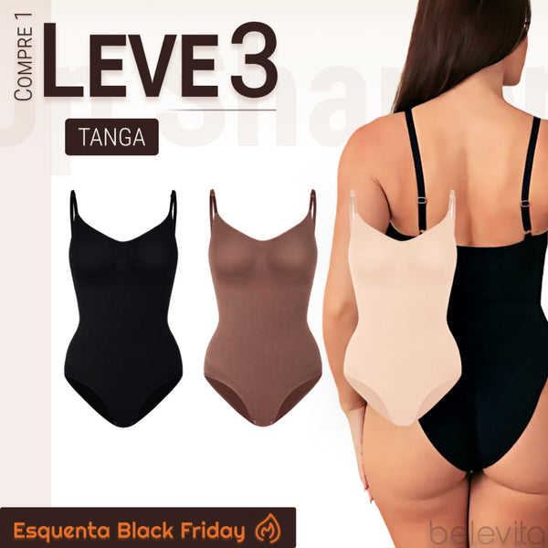 Oferta Temporária BodyShaper 2.0 - Body Modelador de Cintura [Kit Pague 1 Leve 2] - Frete Grátis+ Brinde Exclusivo