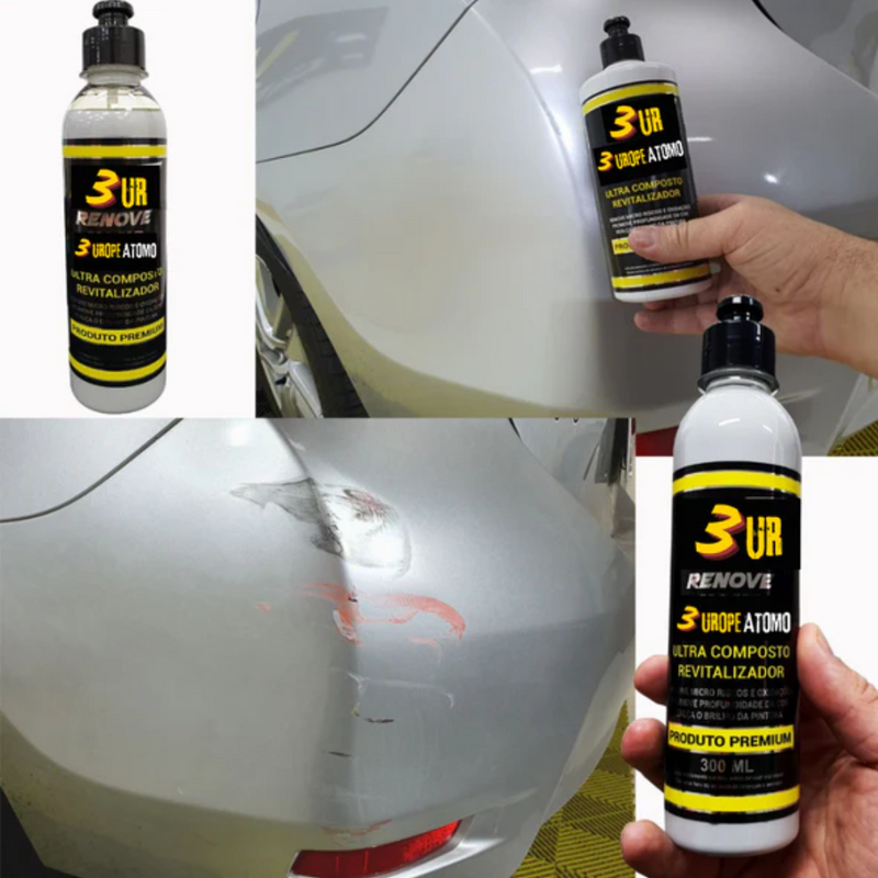Cera Polidora 3d Atomo De Pintura Facil Aplicação - Frete Grátis+ Brinde Exclusivo