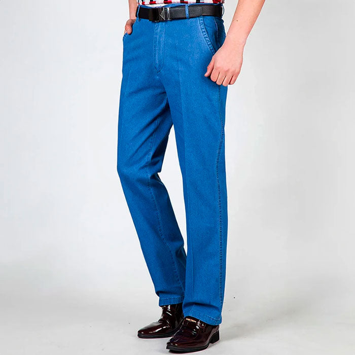 Kit 2 Calça Jeans Comfort Flex + Cinto Couro Genuíno 130cm de BRINDE - Frete Grátis+ Brinde Exclusivo