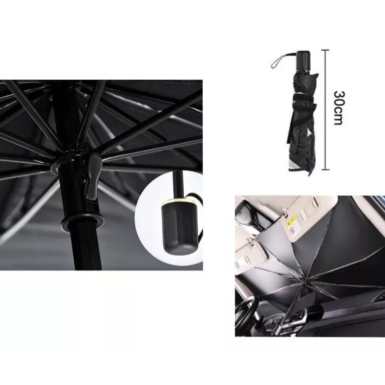 Quebra Sol Para Brisa Carro Protetor Solar Guarda Chuva universal Flexível - Frete Grátis+ Brinde Exclusivo