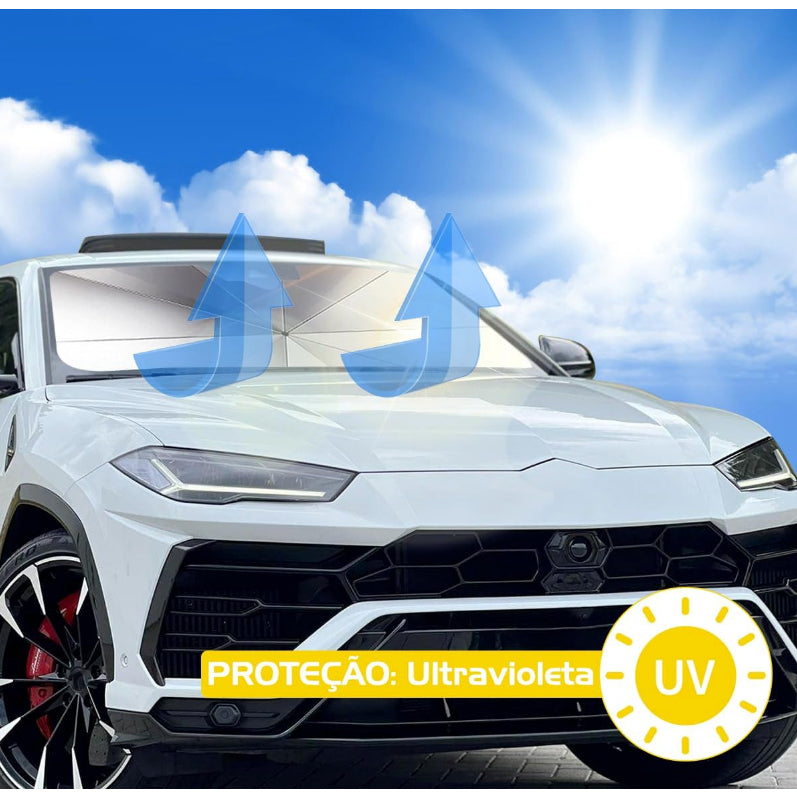 Quebra Sol Para Brisa Carro Protetor Solar Guarda Chuva universal Flexível - Frete Grátis+ Brinde Exclusivo
