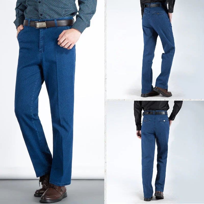Kit 2 Calça Jeans Comfort Flex + Cinto Couro Genuíno 130cm de BRINDE - Frete Grátis+ Brinde Exclusivo