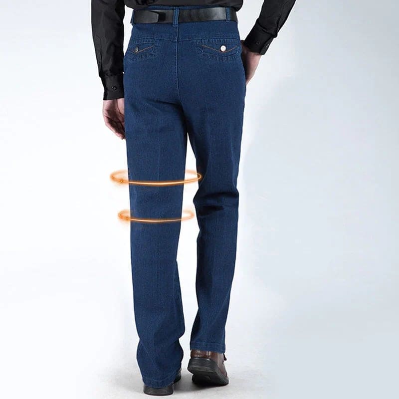 Kit 2 Calça Jeans Comfort Flex + Cinto Couro Genuíno 130cm de BRINDE - Frete Grátis+ Brinde Exclusivo