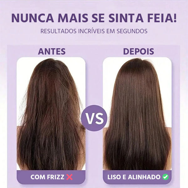 Pente Alisador de Cabelo 5 em 1 Sem Fio InfiniteGlam - Frete grátis+ Brinde Exclusivo