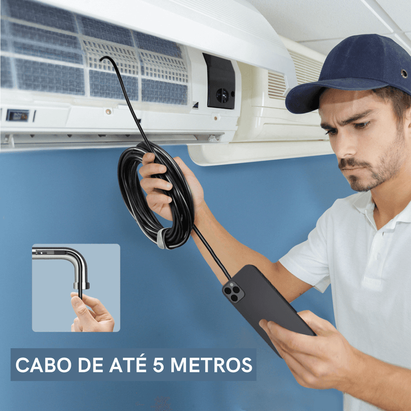 Câmera Sonda Portátil ScopeVision® 2.0 (ÚLTIMAS UNIDADES) - Frete Grátis+ Brinde Exclusivo